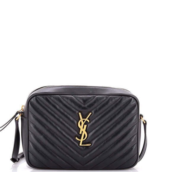 Saint Laurent Small Lou Camera Bag Matelasse Chevron Leather - Picture 1 of 5